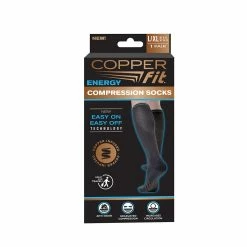 Socks & Hosiery As Seen On TV Copper Fit XL 2.0 Energy Compression Socks