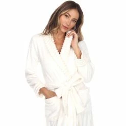 Pajamas Plus Size White Mark Cozy Lounge Robe -Nautica Sales Store 5d21522e c500 43a0 a343 498675979d17