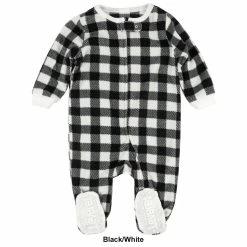 Baby Unisex (3-24M) Leveret Plaid Footie Fleece Pajamas -Nautica Sales Store 64a645e9 1991 48f9 8223 3cffc5b75f17