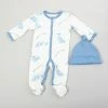 Pajamas Baby Boy (NB-9M) Bloomin Baby Shark Footie Sleeper With Hat -Nautica Sales Store 64c97f4f 009d 4522 bfca 0e653571519e