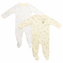 Pajamas Baby Girl (3-9M) Laura Ashley® 2pk. Yellow Floral Sleepers