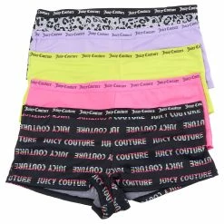 Underwear Juniors Juicy Couture 5pk. Micro Boyshort Panties - JC8556-5PKBC