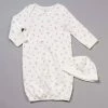 Pajamas Baby Girl (NB-3M) Little Me Rosebud Gown & Hat Set -Nautica Sales Store 6c5db7df bcc5 4478 b683 b6cde2e06acd