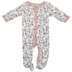Pajamas Baby Girl (NB-9M) Bon Bébé Floral Sleeper