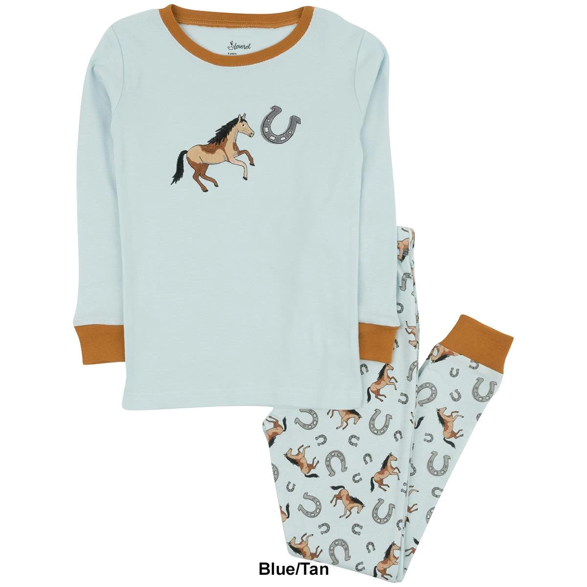 Pajamas Kids Leveret Horseshoe 2pc. Pajama Set 4 Pajamas Kids Leveret Horseshoe 2pc. Pajama Set - Image 2