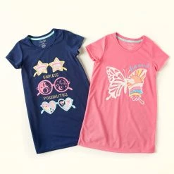Pajamas Girls (4-6x) René Rofé 2pk. Free Spirit Sunglasses Nightgowns