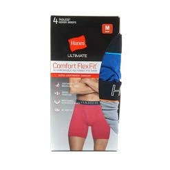 Underwear Mens Hanes® Ultimate® 4pk. Comfortflex Boxer Briefs