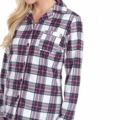 Pajamas Womens White Mark 3 Pc. Plaid Pajama Set -Nautica Sales Store 777a2525 0118 42ff b179 2e795e8851b4