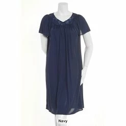 Pajamas Womens Miss Elaine Short Sleeve 40in. Nightgown -Nautica Sales Store 7b051c80 bac2 4756 bfaa 09de11a00be8