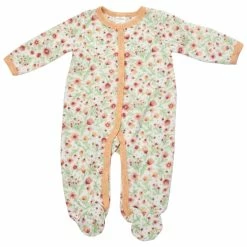 Pajamas Baby Girl (3-9M) Little Beginnings Floral Fleece Sleep & Play