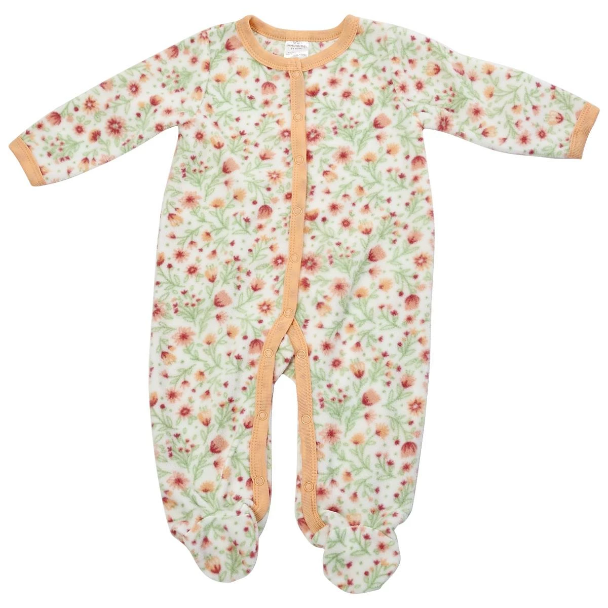 Pajamas Baby Girl (3-9M) Little Beginnings Floral Fleece Sleep & Play 3 Pajamas Baby Girl (3-9M) Little Beginnings Floral Fleece Sleep & Play