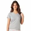Pajamas Plus Size HUE® Knit Short Sleeve V-Neck Pajama Tee -Nautica Sales Store 8161956f c4b3 43d6 82e4 3748923cab37