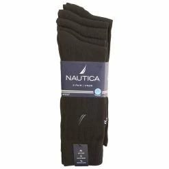 Underwear & Socks Mens Nautica Dress Socks - Black/Navy
