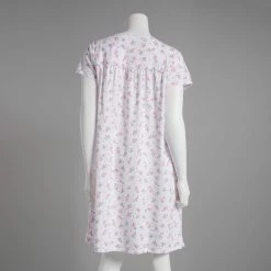 Pajamas Womens Celestial Dreams Short Sleeve Pink Ditsy Henley Nightshirt -Nautica Sales Store 839c33df 7e98 46da 9e1f 2314db2cae3b