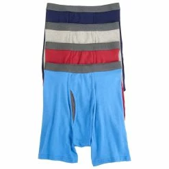 Underwear Mens Fruit Of The Loom 4pk. Assorted Boxer Briefs