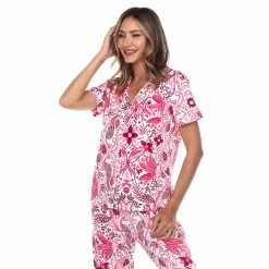 Pajamas Womens White Mark 2pc. Tropical Peacock Pajama Set -Nautica Sales Store 88e4e699 8d12 422b bcd2 88ed861eca5f
