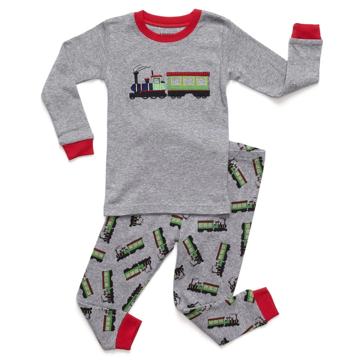 Pajamas Boys Leveret Train 2pc. Pajama Set 3 Pajamas Boys Leveret Train 2pc. Pajama Set