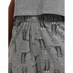 Pajamas Womens HUE® Sweet Kitty Print Pajama Capris -Nautica Sales Store 8c717f3d 2399 43c1 b08c d4879a2d8eb3 1