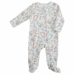 Pajamas Baby Boy (NB-9M) Emporio Baby Dinosaur Print Zip Sleeper
