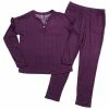 Pajamas Womens Jaclyn Whisperluxe Rib Henley Joggers Pajama Set -Nautica Sales Store 91aeb678 cecb 4835 b868 29fdda512a87
