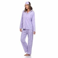 Pajamas Womens White Mark 3pc. Pajama Set -Nautica Sales Store 93851f23 f4a3 4eb7 ae27 88c3b72e24c8
