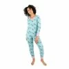 Pajamas Womens Leveret Whale Cotton Pajama Set