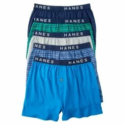 Underwear Mens Hanes® Ultimate® 5pk. Knit Boxers