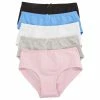 Girls (7-14) René Rofé Julianna 5pk. Assorted Hipster Underwear