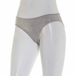 Underwear Womens René Rofé Cotton Spandex Bikini Panties - 16206-HGRY