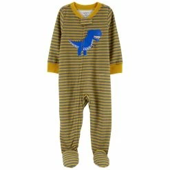 Pajamas Baby Boy (12-24M) Carter’s® 1pc. Dino And Stripe Foot Sleeper