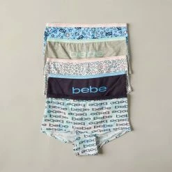 Girls Bebe 5pk. Boyleg Underwear