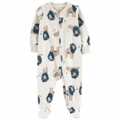 Pajamas Baby Boy (NB-9M) Carter’s® Lion 2-Way Interlock Sleeper