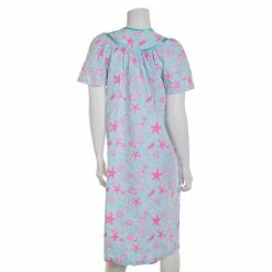 Pajamas Womens Elegant Emily Short Sleeve Shells Trapunto Plisse Duster -Nautica Sales Store 9db6f73c 9234 40d1 8dfa a8c3b5170842