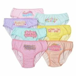 Girls René Rofé Amber 7pk. Days Of The Week Bikini Underwear