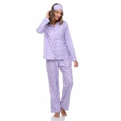 Pajamas Womens White Mark 3pc. Pajama Set -Nautica Sales Store 9e2eef2f 8541 450b ac56 5d0456bbf519