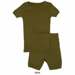 Pajamas Toddler Unisex Leveret Solid Color Short Pajama Set -Nautica Sales Store a0880ee7 303f 4689 bda9 4a55d2843deb