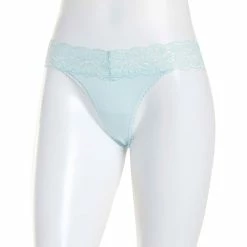 Underwear Womens René Rofé Thong Panties 127641-BLUG