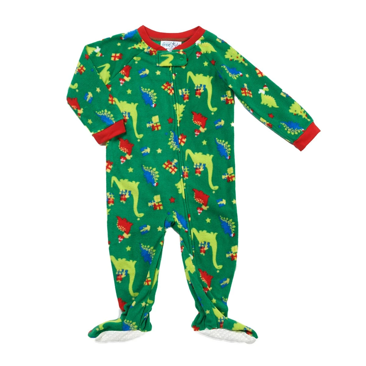 Pajamas Toddler Boy Freestyle Revolution 1pc. Christmas Dino Sleeper 3 Pajamas Toddler Boy Freestyle Revolution 1pc. Christmas Dino Sleeper