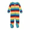 Toddler Unisex Leveret Colorful Print Footie Pajamas