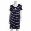 Pajamas Womens René Rofé Stripe Short Sleeve Nightshirt