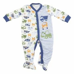 Pajamas Baby Boy (NB-9M) Quiltex Truck Sleeper
