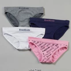 Girls Bebe 4pk. Logo Bikini Underwear -Nautica Sales Store a8666948 1684 445f 8725 1f0121a3318c