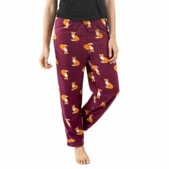 Pajamas Womens Leveret Fleece Fox Pajama Pants