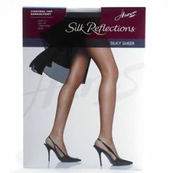 Socks & Hosiery Womens Hanes® Silk Reflections Sheer Sandal Foot Pantyhose