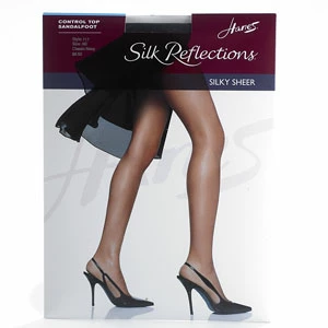 Socks & Hosiery Womens Hanes® Silk Reflections Sheer Sandal Foot Pantyhose 3 Socks & Hosiery Womens Hanes® Silk Reflections Sheer Sandal Foot Pantyhose