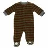 Pajamas Baby Boy (NB-9M) René Rofé Stripe Tiger Foot Art Sleeper