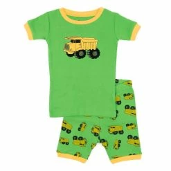 Pajamas Boys Leveret 2pc. Dump Truck Shorts Pajama Set