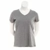 Pajamas Plus Size HUE® Solid V-Neck Pajama Tee - Grey -Nautica Sales Store b420f169 b074 49b9 aadc b1c7ef22b16c