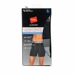 Underwear Mens Hanes® Ultimate® 4pk. Comfort Flex Fit Boxer Briefs