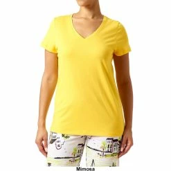 Pajamas Plus Size HUE® Short Sleeve Solid V-Neck Jersey Sleep Tee -Nautica Sales Store b55d982d 23dd 433b 93f0 c8b2fd2529af 1